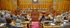 6. mart 2018. Prva sednica Prvog redovnog zasedanja Narodne skupštine Republike Srbije u 2018. godini